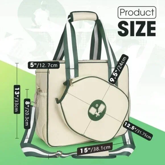 NWT Newluck Pickleball Tote Bag - Picture 2 of 5